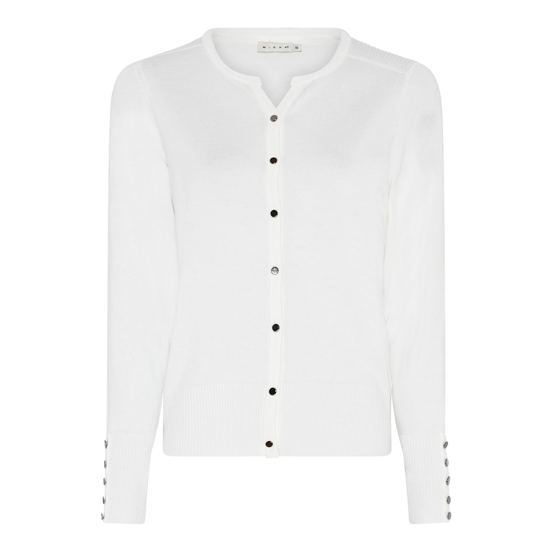 MICHA Viscose Strik - Offwhite - 4XL