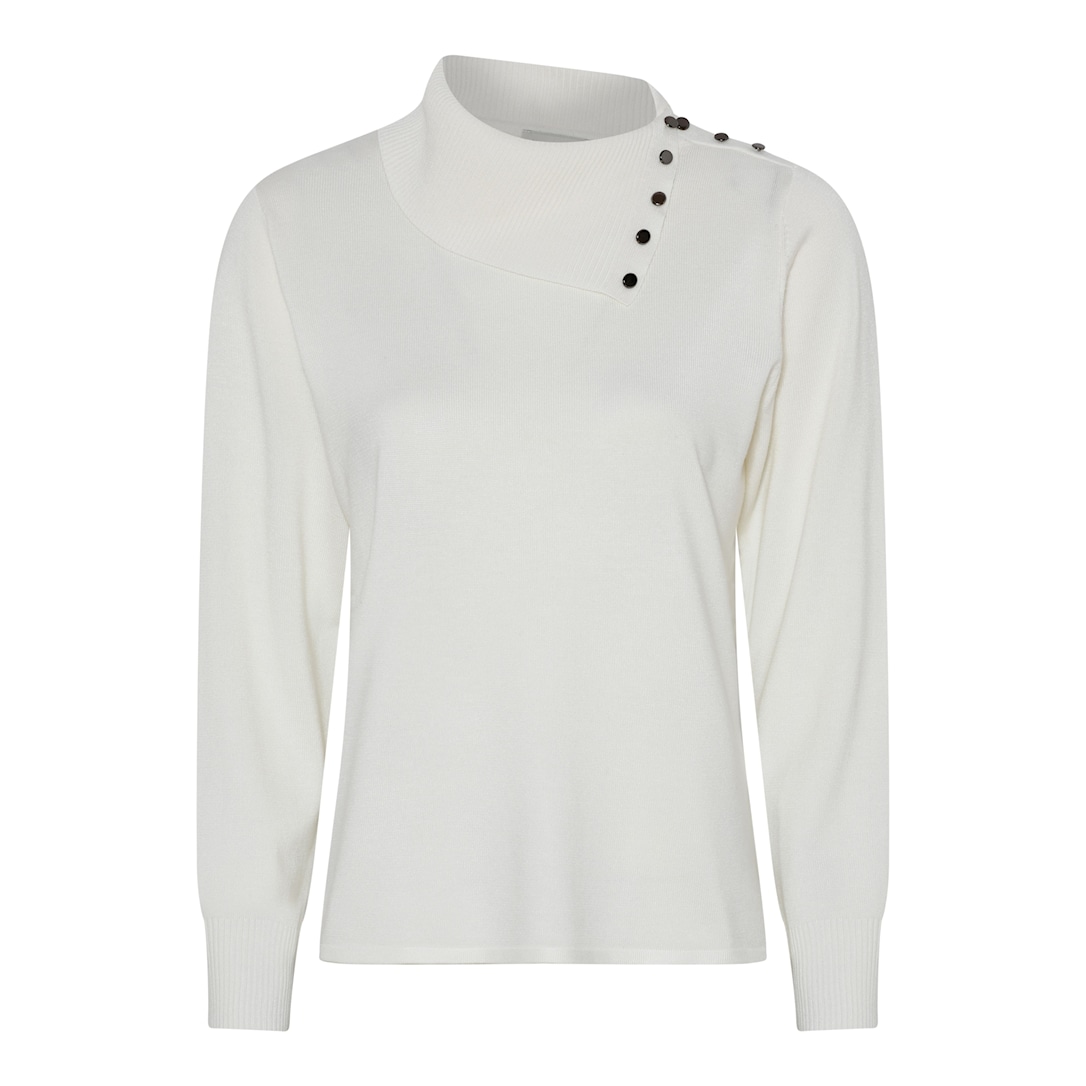 MICHA Viscose Strik - Offwhite - 4XL