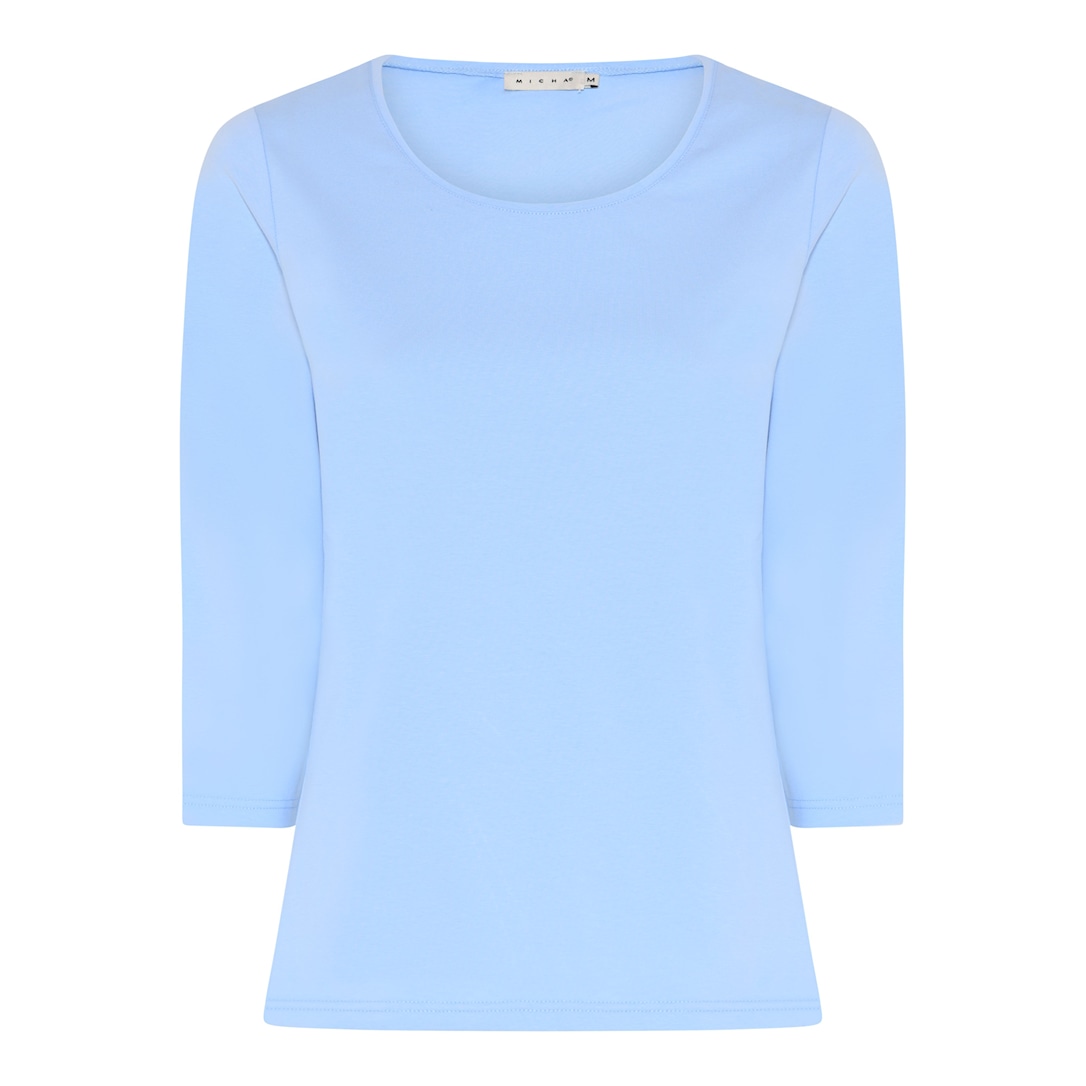 MICHA Top Must-have - Himmelblå - L