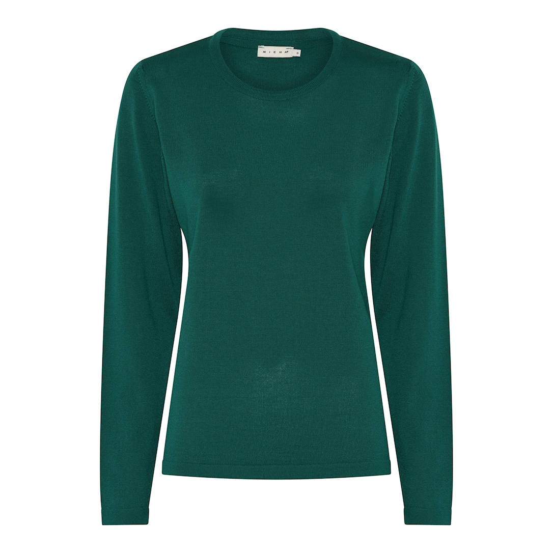 MICHA Strik Uld - Evergrøn - L