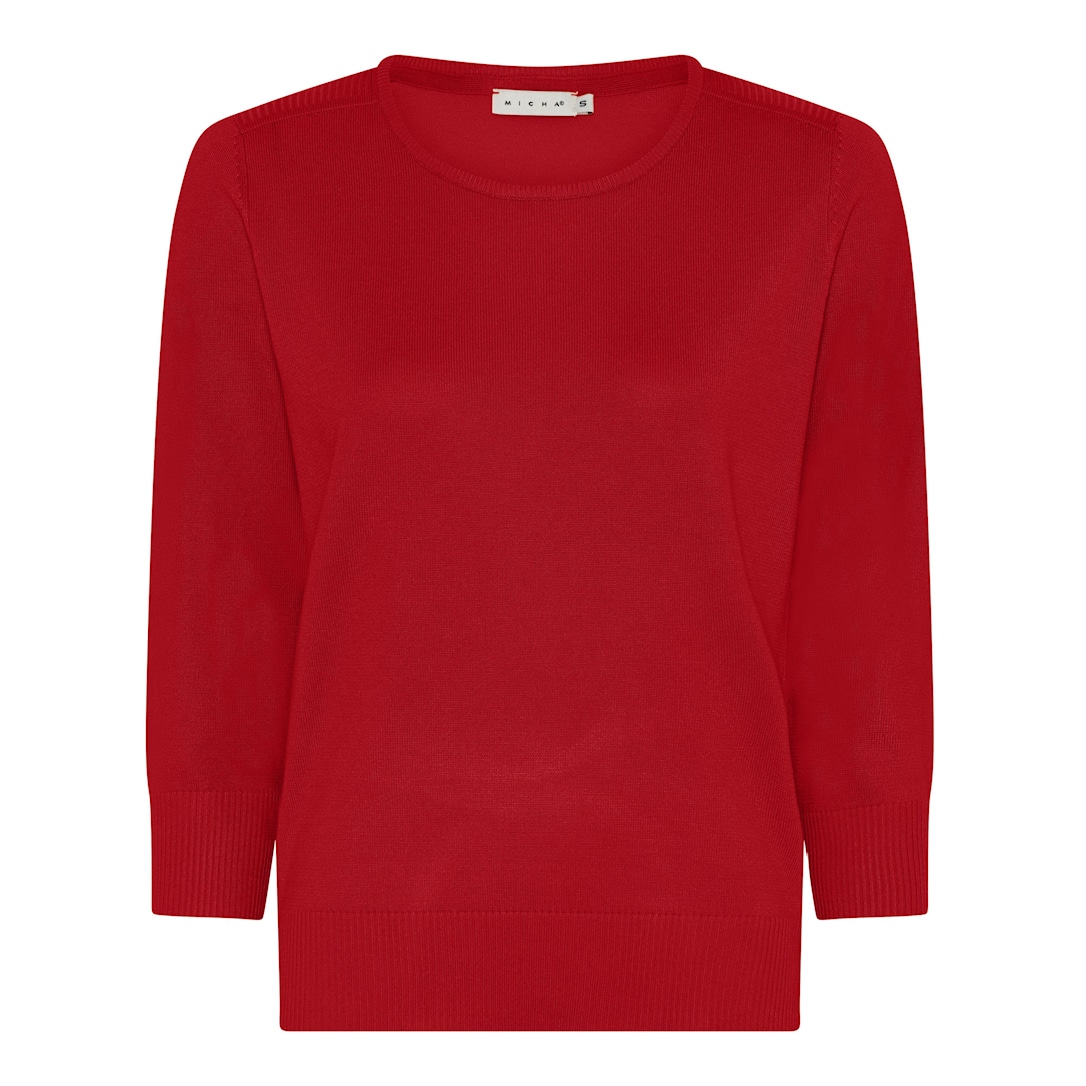 MICHA Viscose Strik - Rød - XS