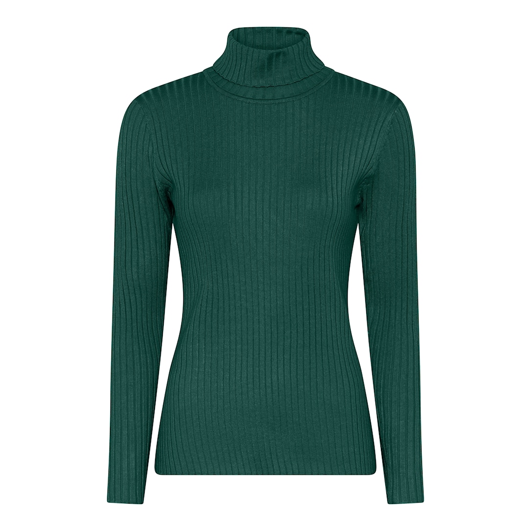 MICHA Viscose Rib Strik - Grøn - L