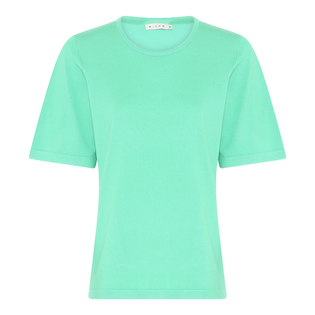 MICHA Viscose Strik - Sommergrøn - L