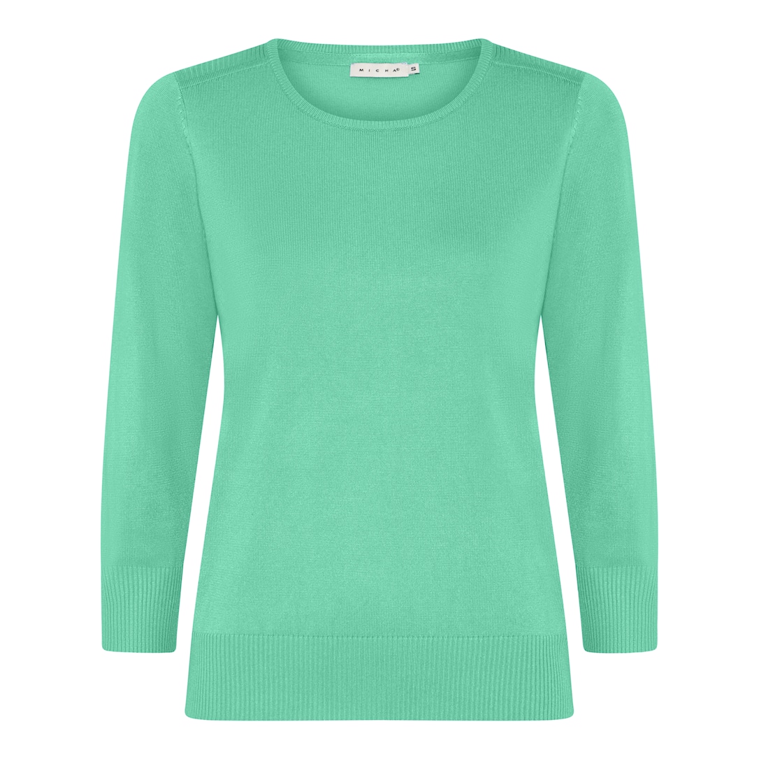 MICHA Viscose Strik - Sommergrøn - XL