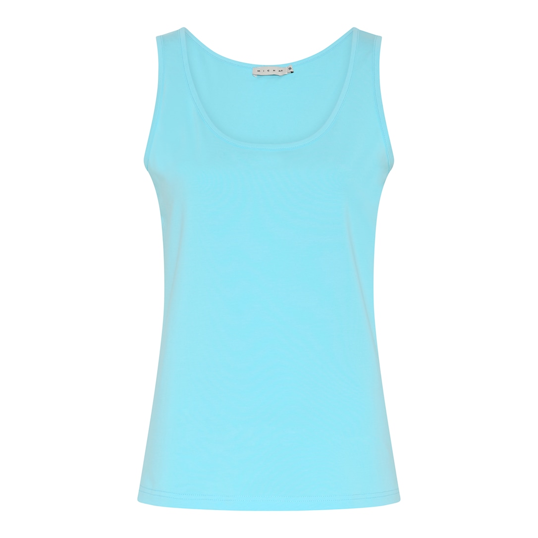 MICHA Top Must-have - Aqua Blå - M