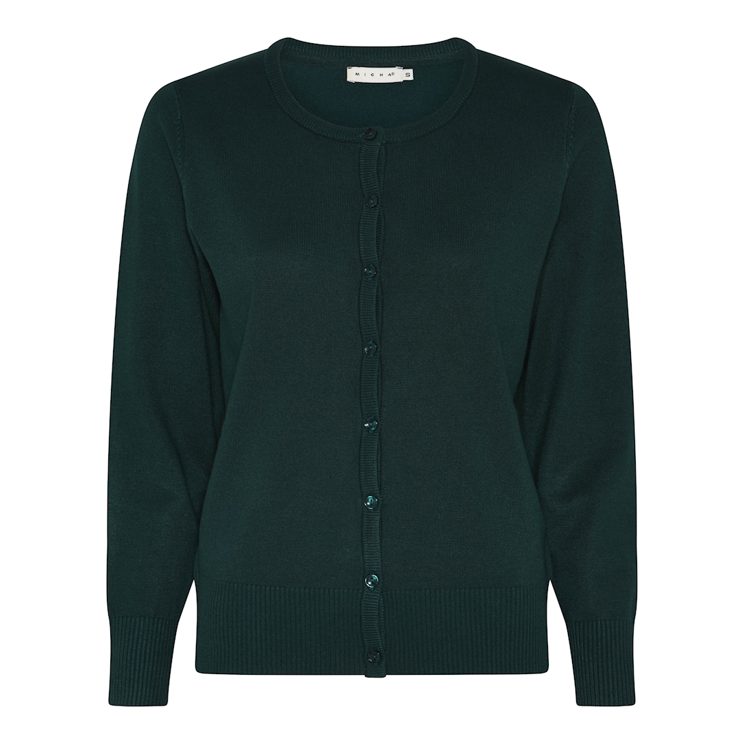 MICHA Viscose Strik - Mørkegrøn - L