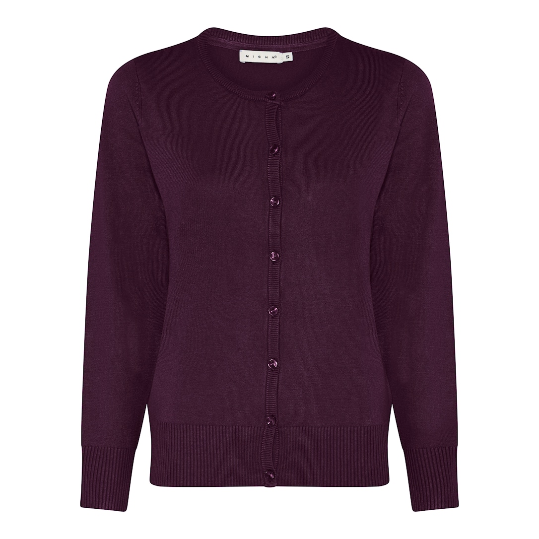 MICHA Viscose Strik - Lilla - L