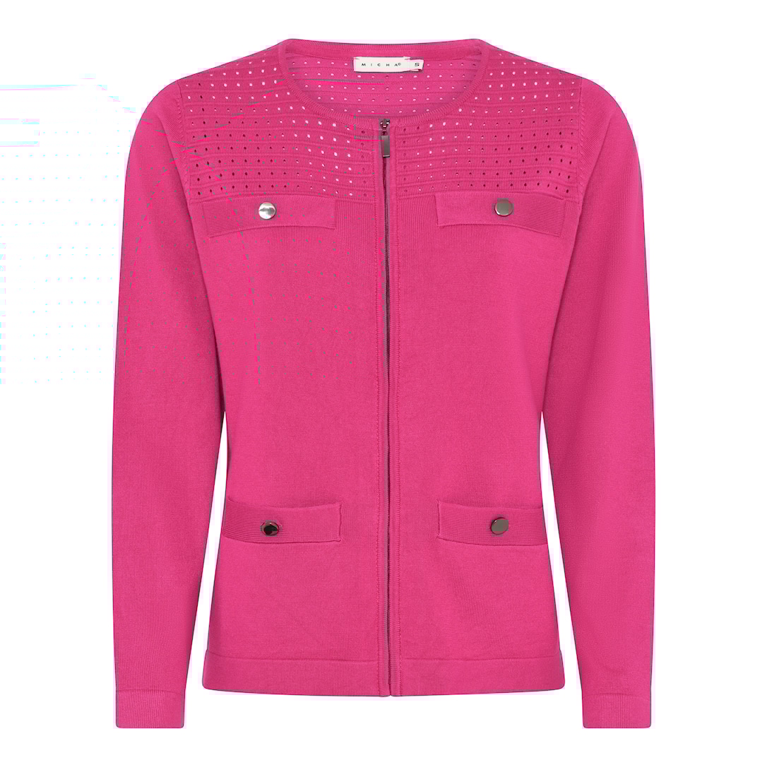 MICHA Viscose Strik - Pink - XXL