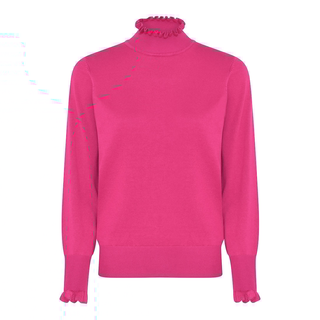 MICHA Viscose Strik - Pink - XXL