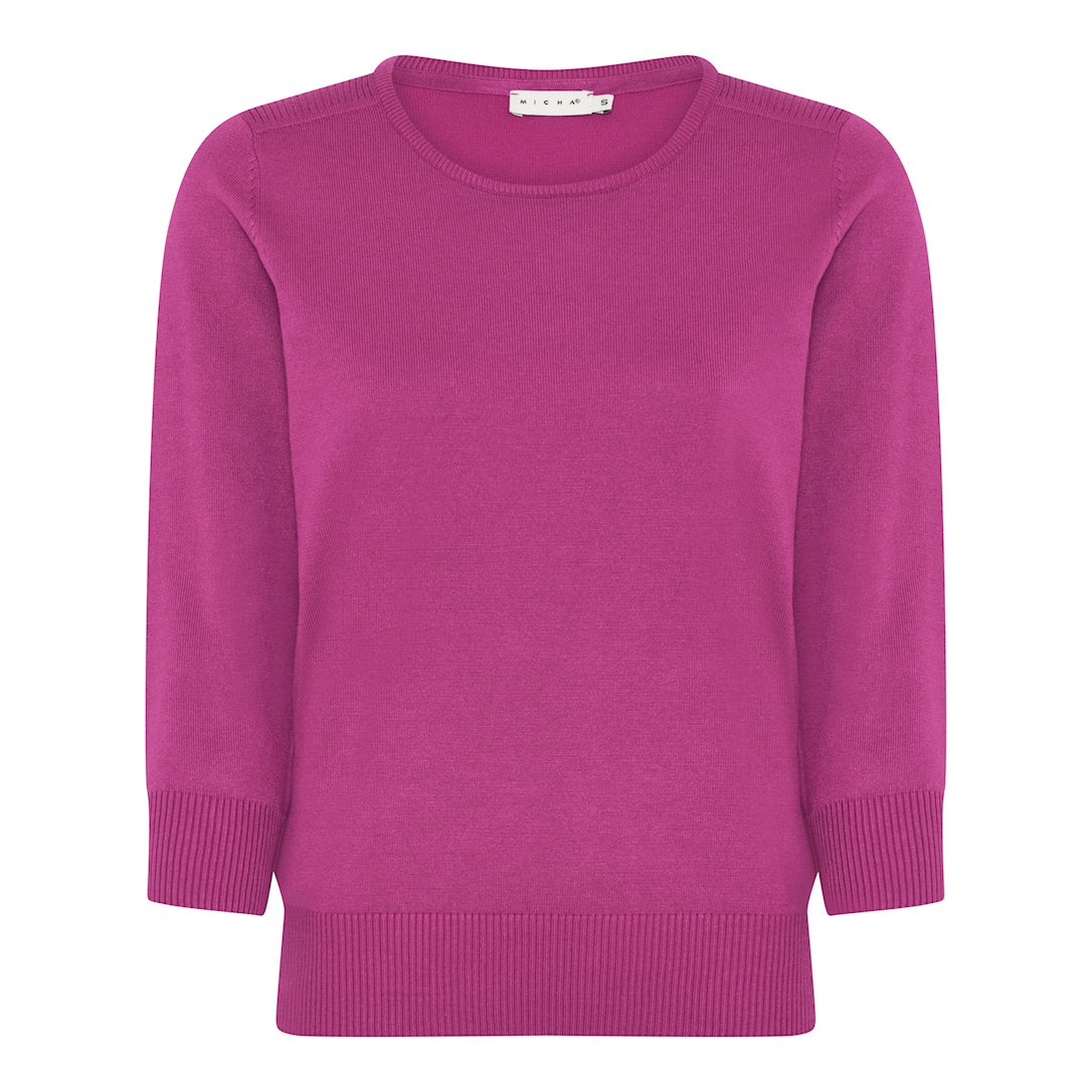 MICHA Viscose Strik - Pink - XXL