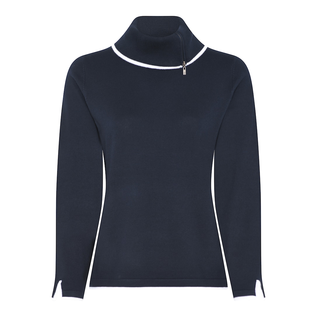 MICHA Viscose Strik w. Kant - Gul - 4XL