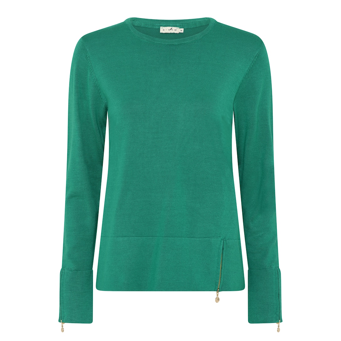 MICHA Eco Vero Detail Strik - Grøn - L