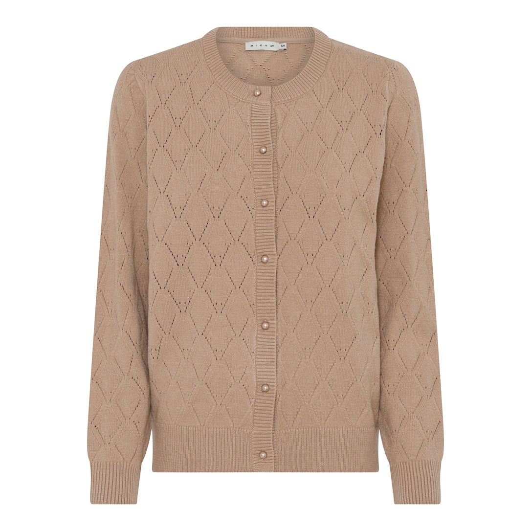MICHA Fine Cosy Strik - Kamel - L