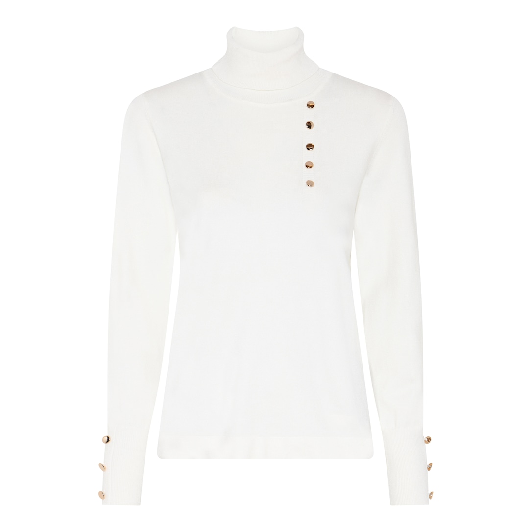 MICHA Eco Vero Detail Strik - Offwhite - XL
