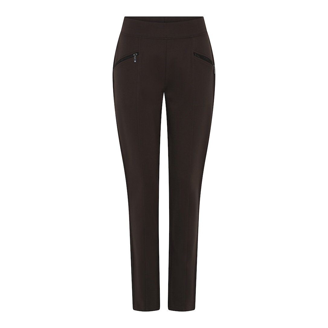 MICHA Bukser Slim Fit Stretch - Brun - Str. 48