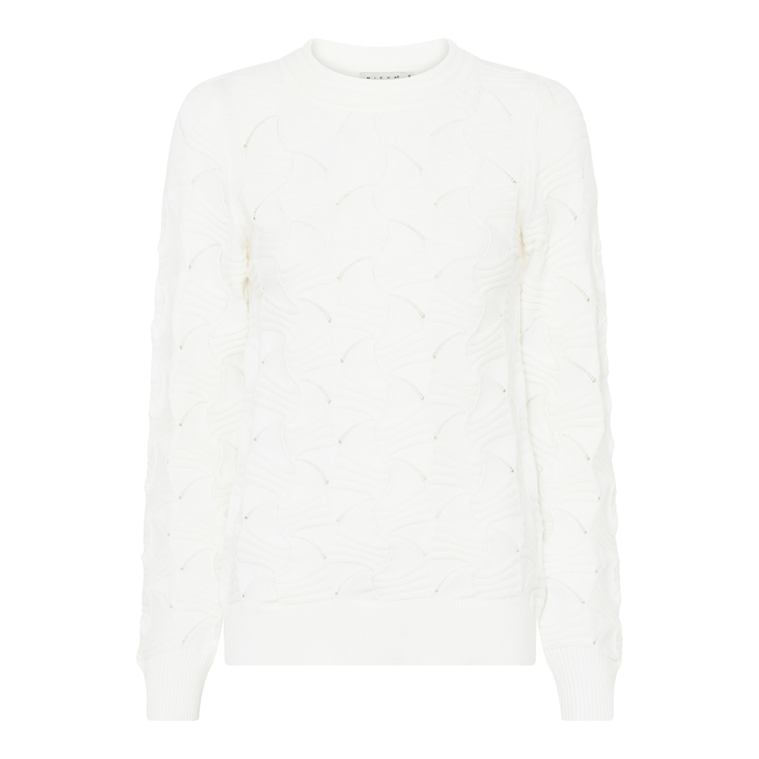 MICHA Cosy Strik - Offwhite - M