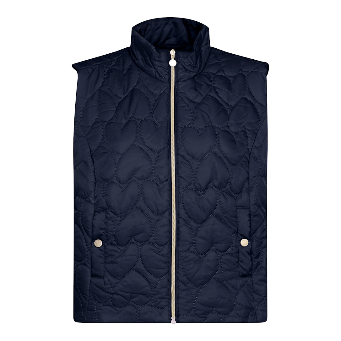 MICHA Top Love Quilt - Navy - Str. 34