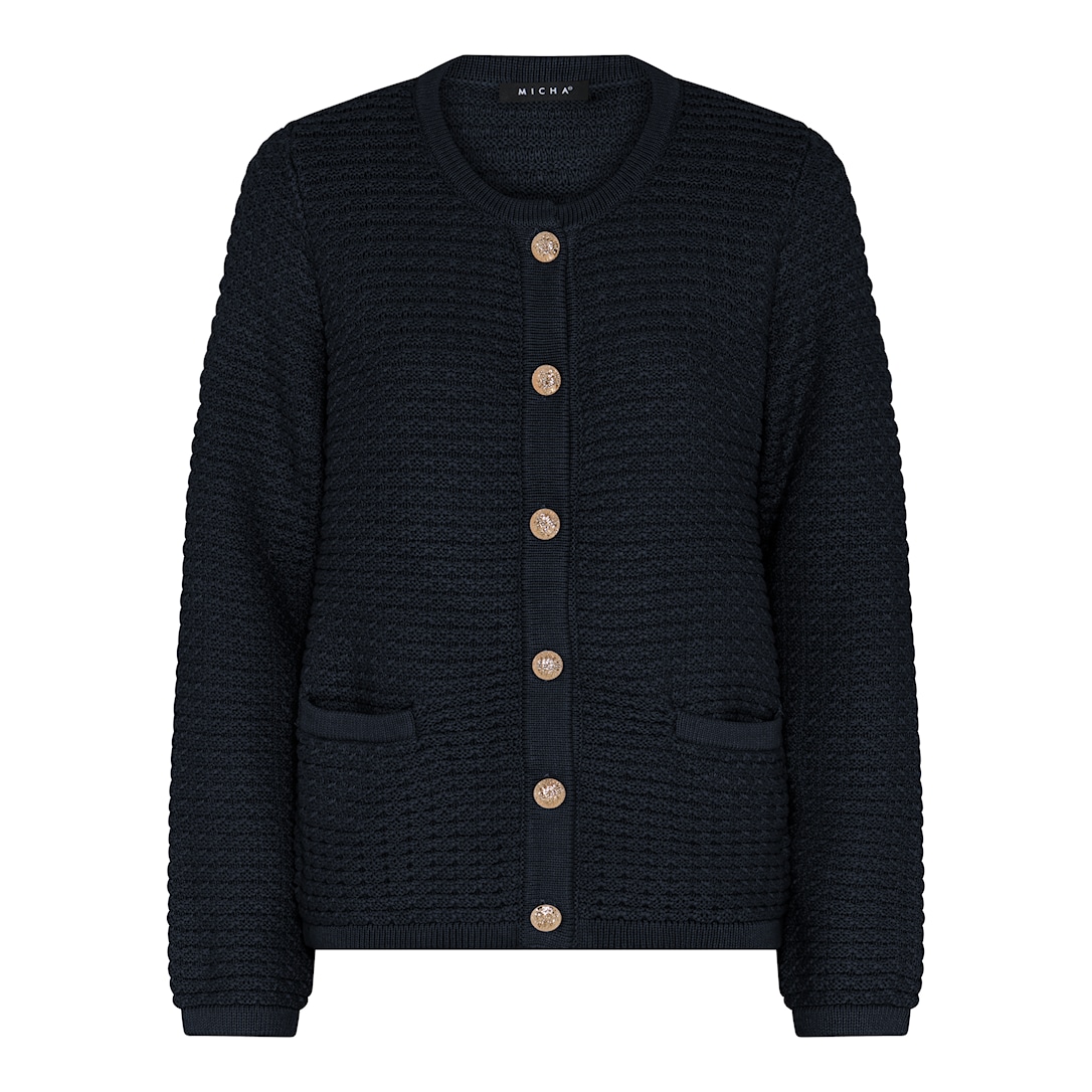 MICHA Structure Forårs Strik - Navy - L