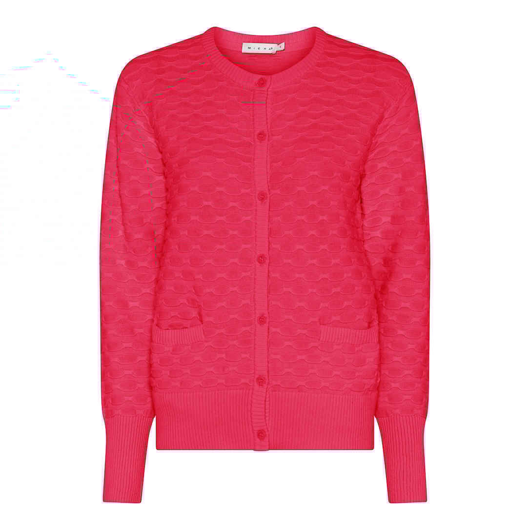 MICHA Bomuld Forårs Strik - Pink - M