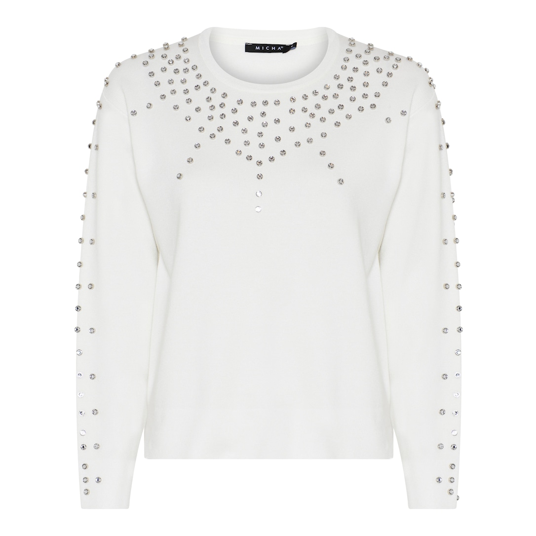 MICHA Milano Forårs Strik - Offwhite - L