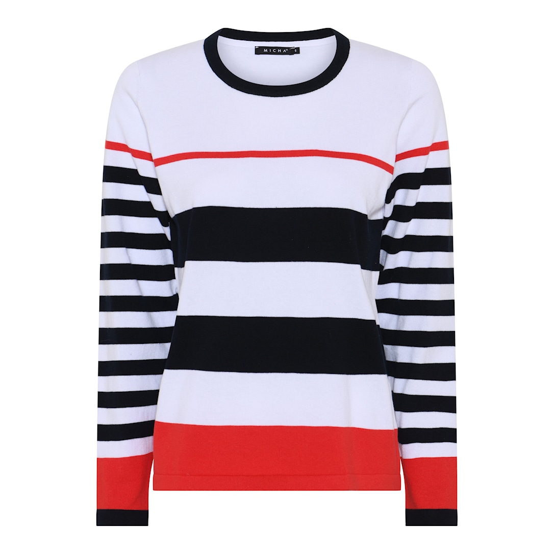 Cotton Nautical Stripe Knit