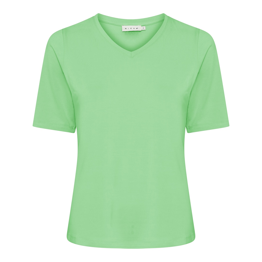 MICHA T-shirt Dame Viscose - Grøn - M