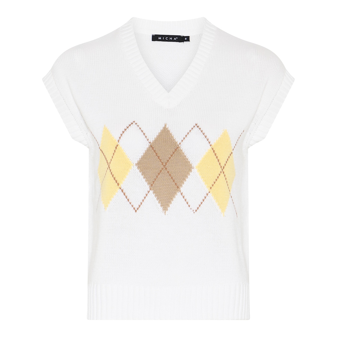 Argyle Cotton Knit