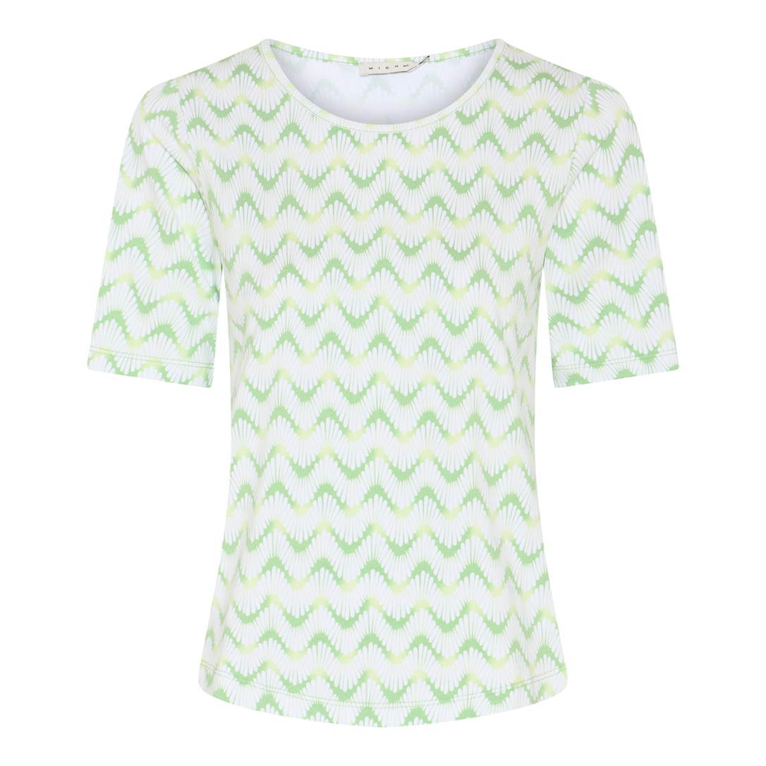 Basic Wave Print T-shirt
