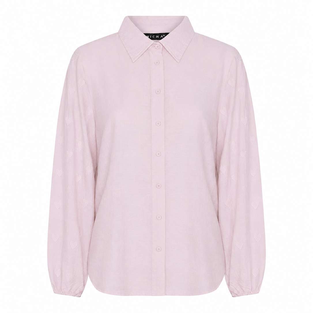 MICHA Bluse Dame - Rosa - Str. 36