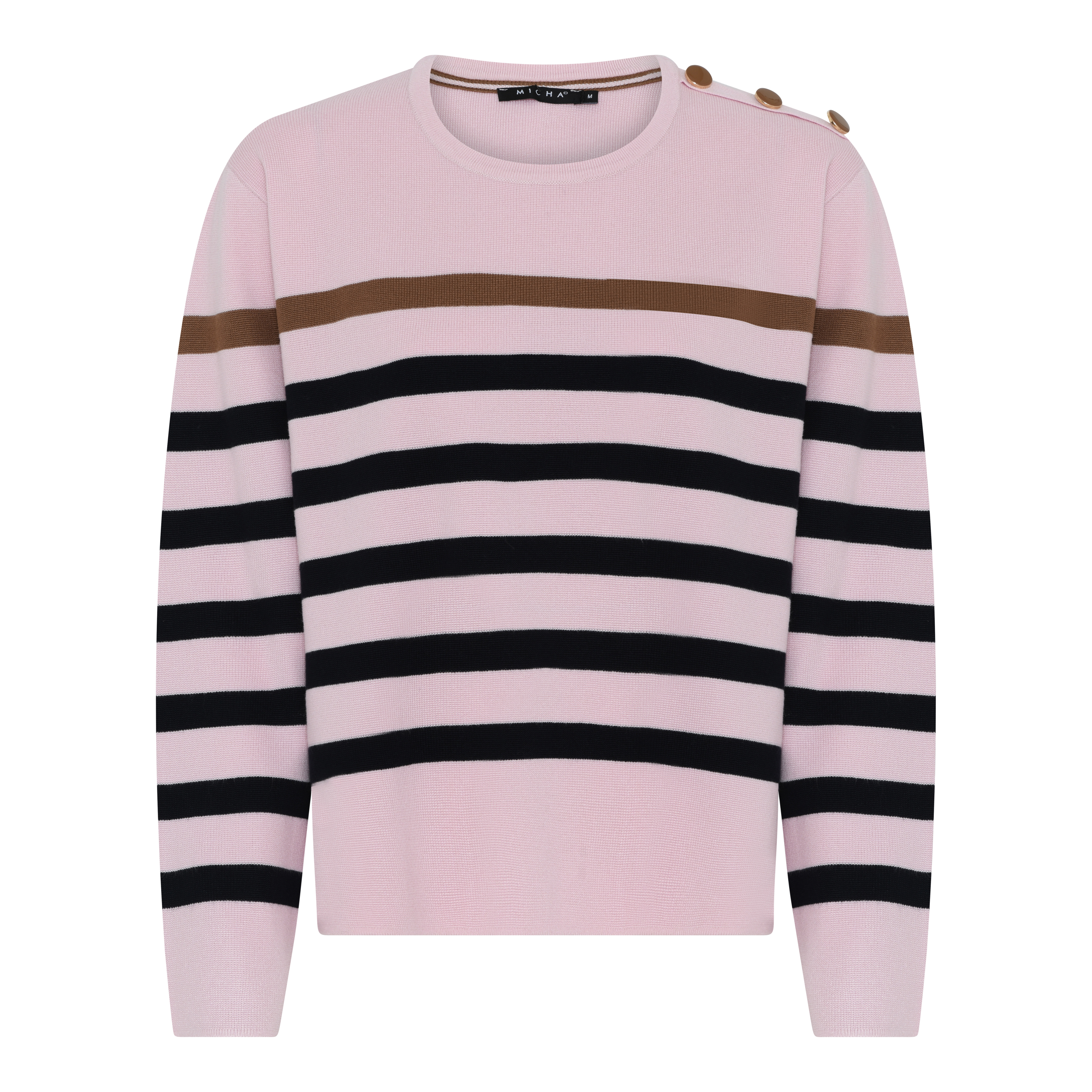 Misty rose/Navy/Nougat