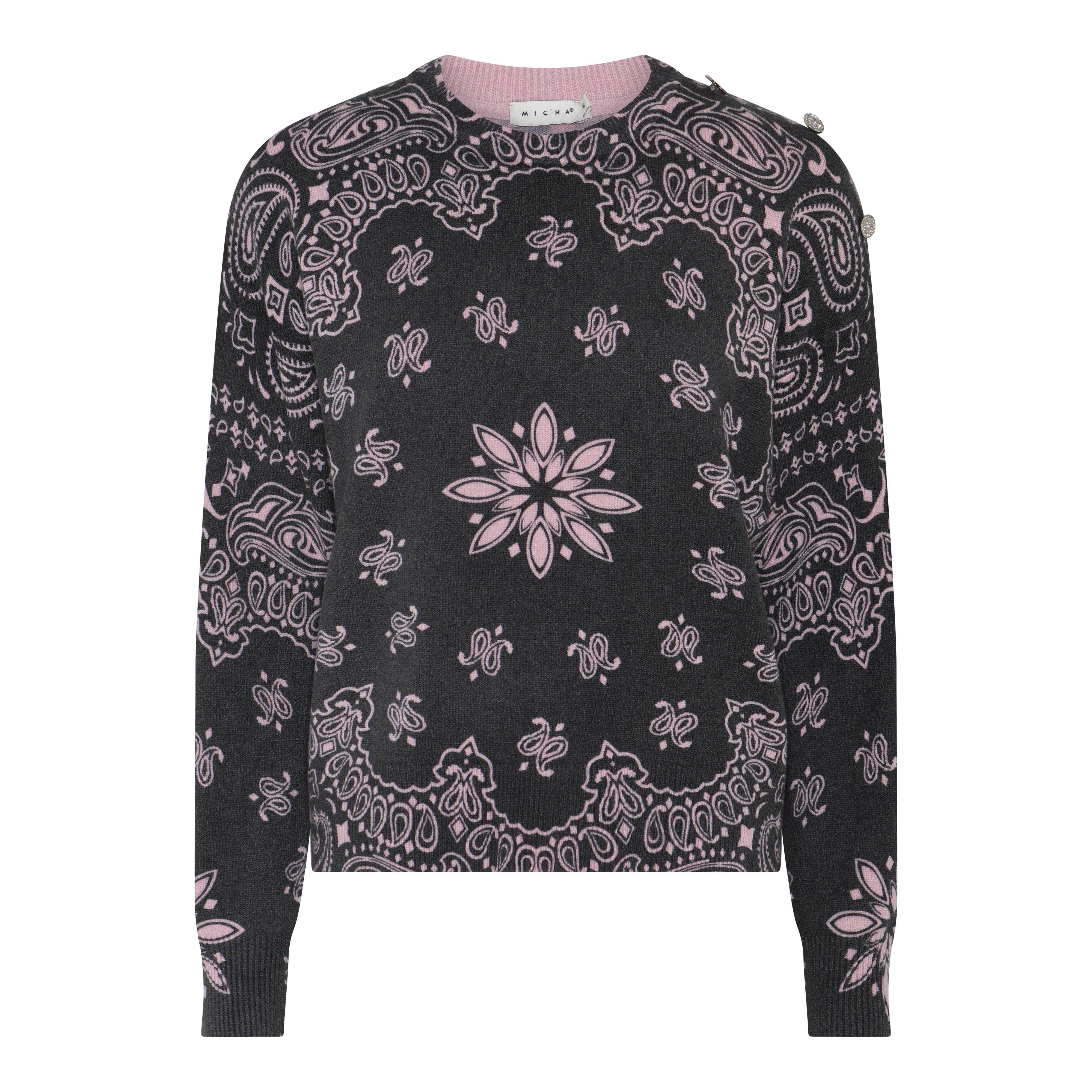 Misty Rose/Dk Grey