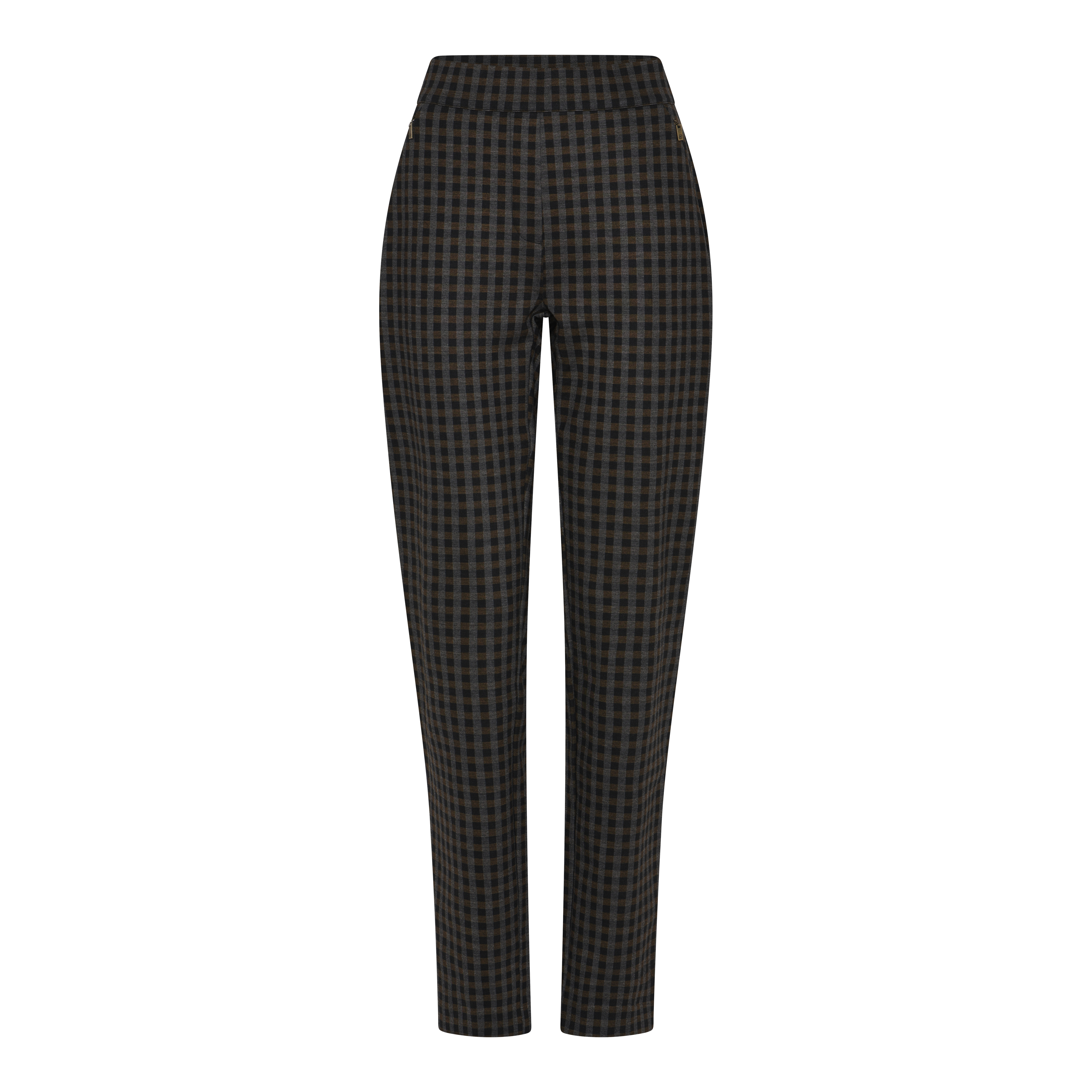 Brown/Black check