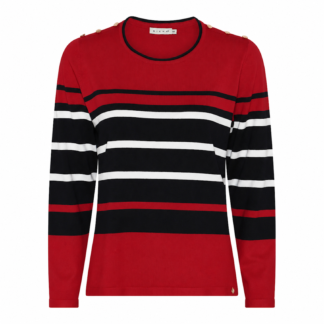 Basic Ecovero Stripe Knit