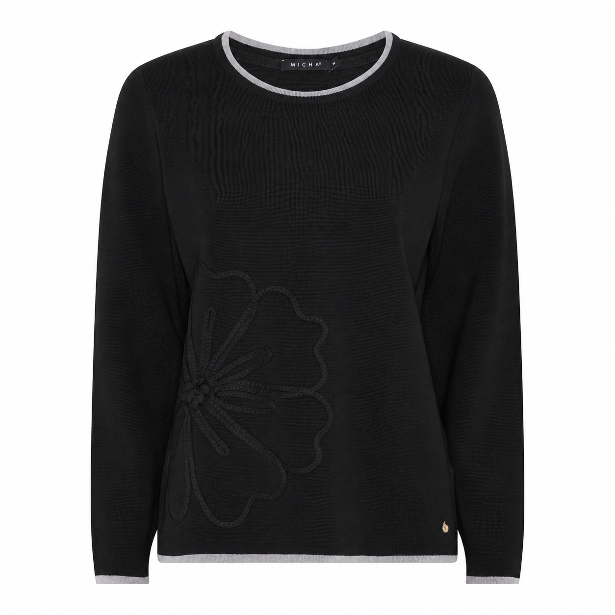 Black/Lt Grey mel