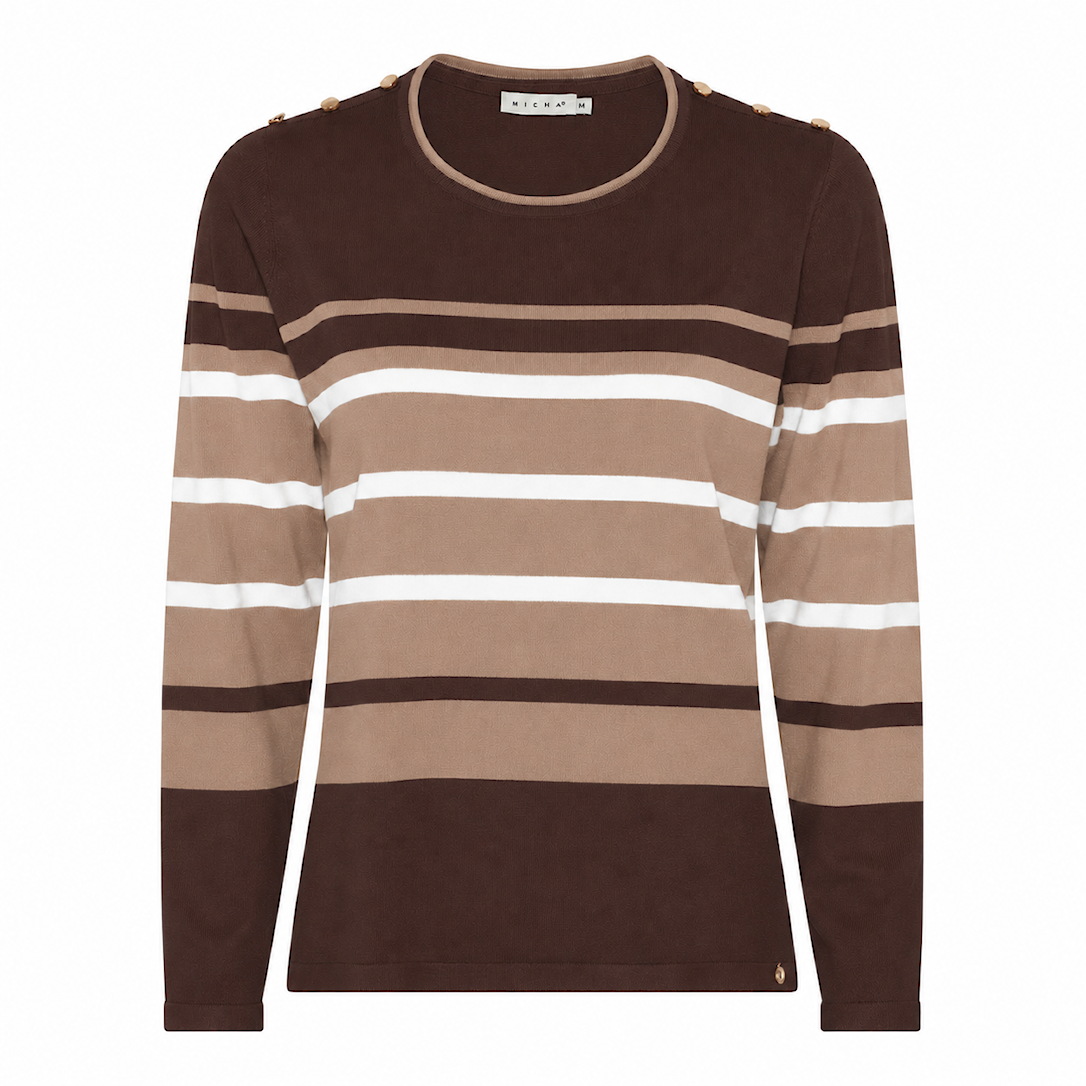 Basic Ecovero Stripe Knit
