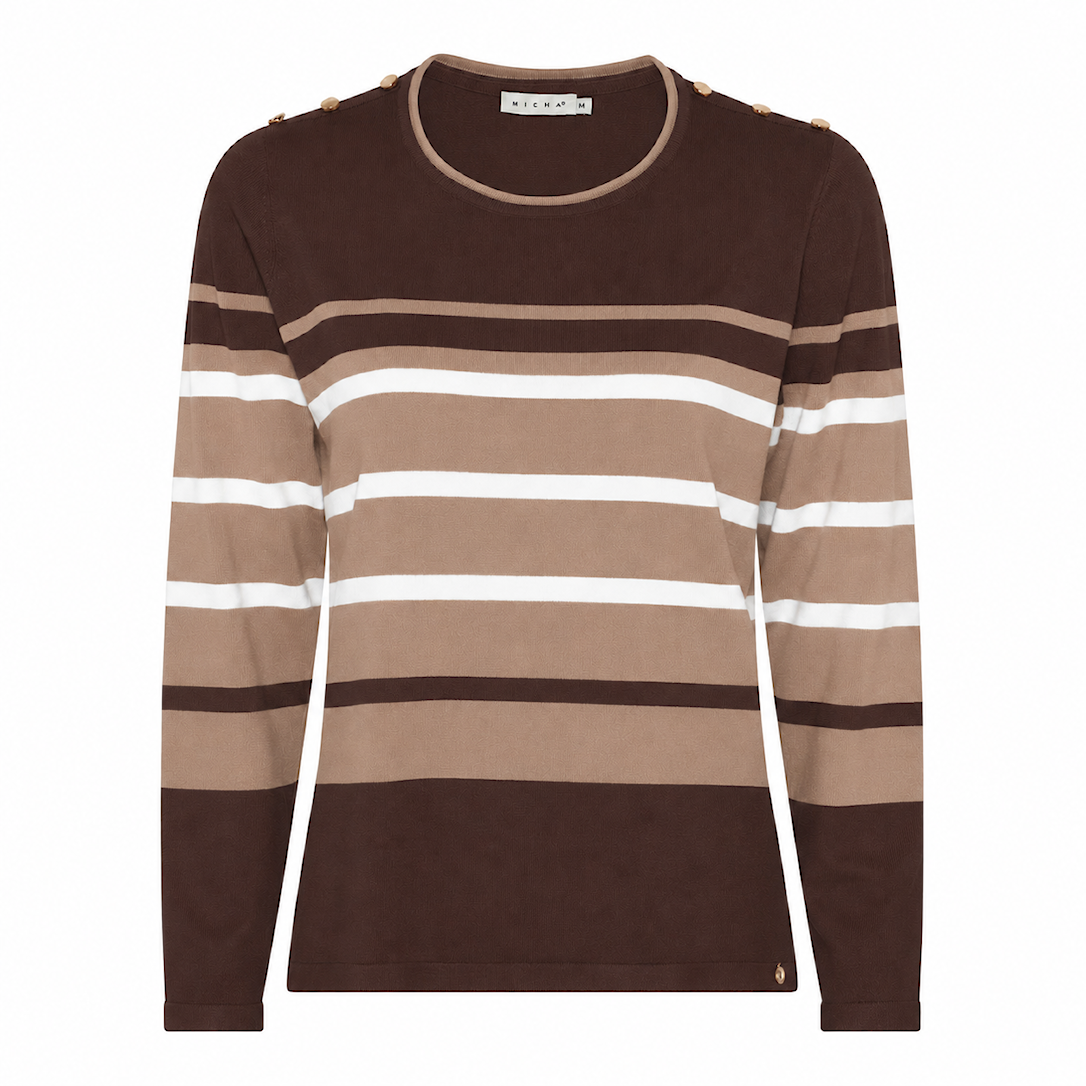 Basic Ecovero Stripe Knit