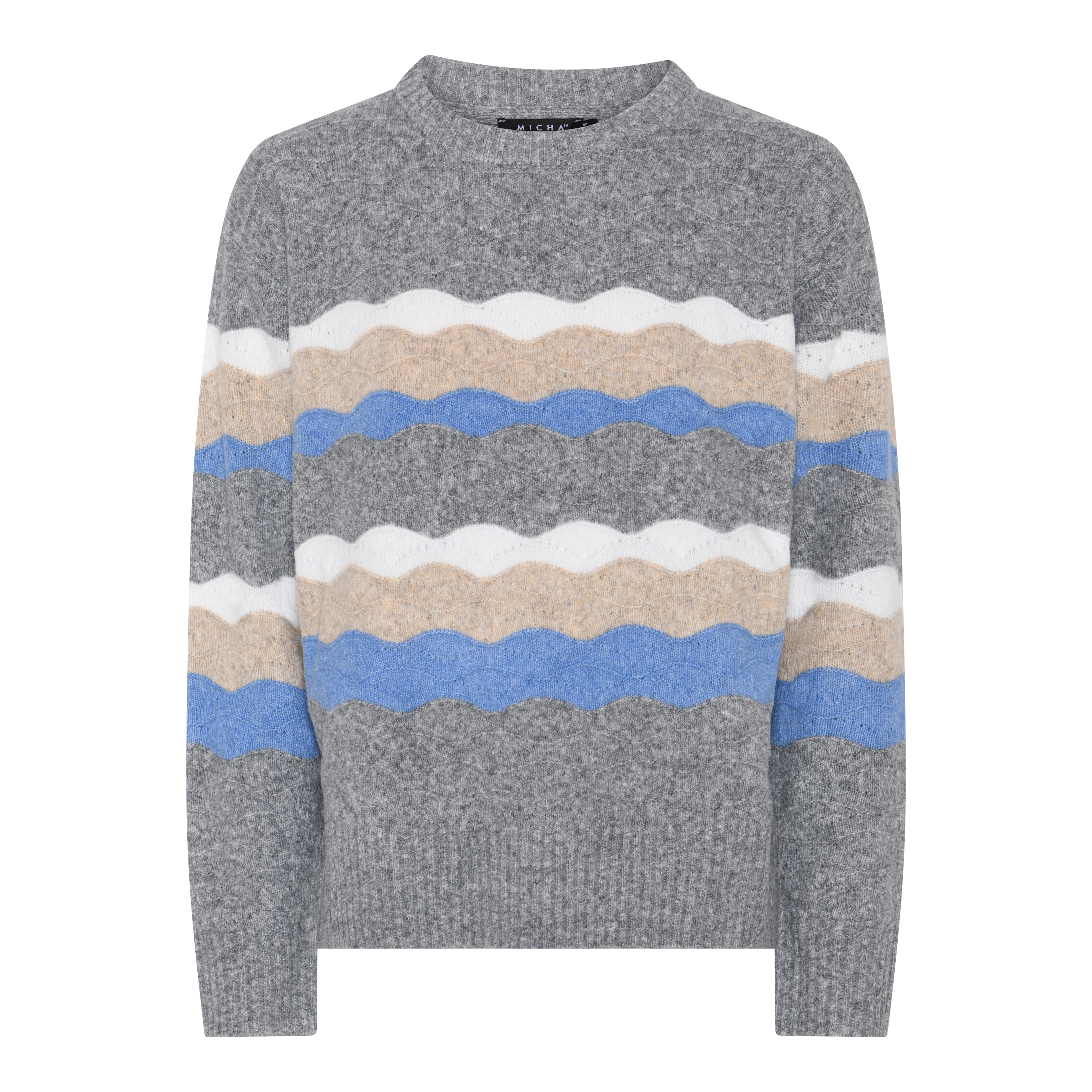 Grey/Off white/Camel/Blue